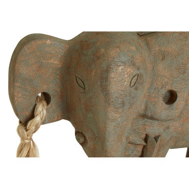 Fidra Mango Wood Elephant Sculpture - Image 5