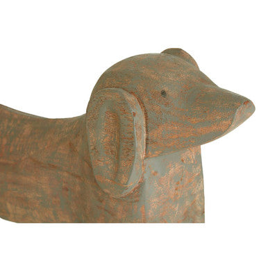 Fidra Mango Wood Sausage Dog Sculpture