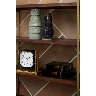 Kaga Black Earthenware Vase