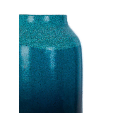 Domo Blue And White Earthenware Vase - Image 4