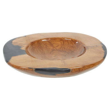 Surak Teak Wood &amp; Resin Bowl