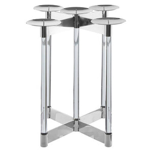 Lucita Silver Candelabra