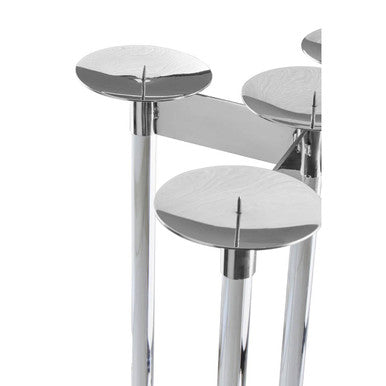 Lucita Silver Candelabra.