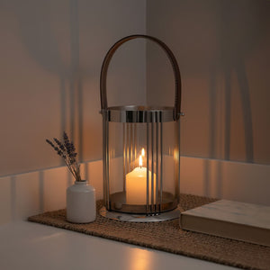 Small Silver Finish Lantern | Astro