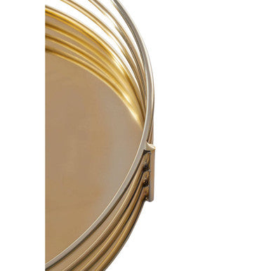 Astro Round Gold Tray