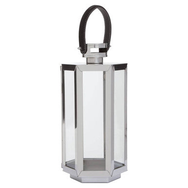 Herber Small Silver Finish Lantern
