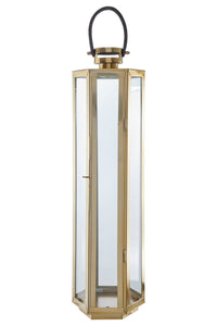 Herber Small Gold Finish Lantern