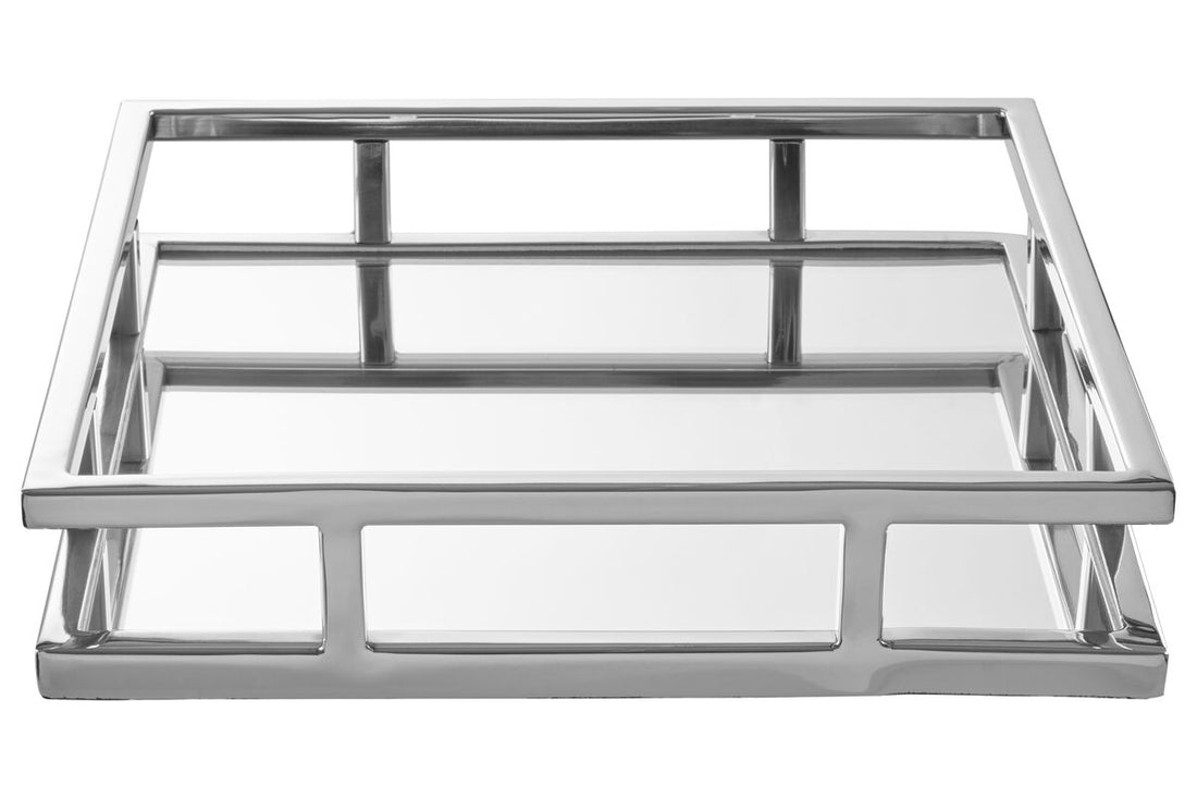 Cruzar Silver Square Tray