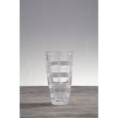 Savita Vase with Grid Pattern