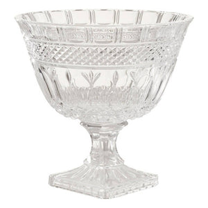 Footed Glass Fruit Bowl | Savita