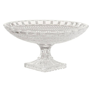 Savita Clear Glass Fruit Bowl with Wide Lip