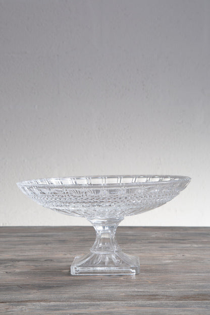 Savita Clear Glass Fruit Bowl with Wide Lip