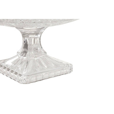 Savita Clear Glass Fruit Bowl with Wide Lip