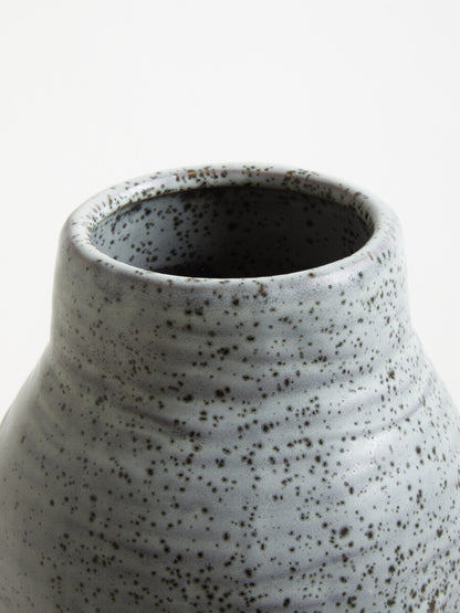 Caldera Grey Speckled Bottled Vase