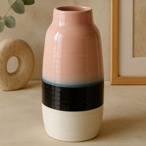 Dip Dye Effect Tapered Vase | Caldera
