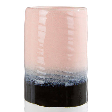 Caldera Dip Dye Effect Cylindrical Vase