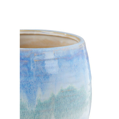 Caldera Blue Gradient Curved Planter