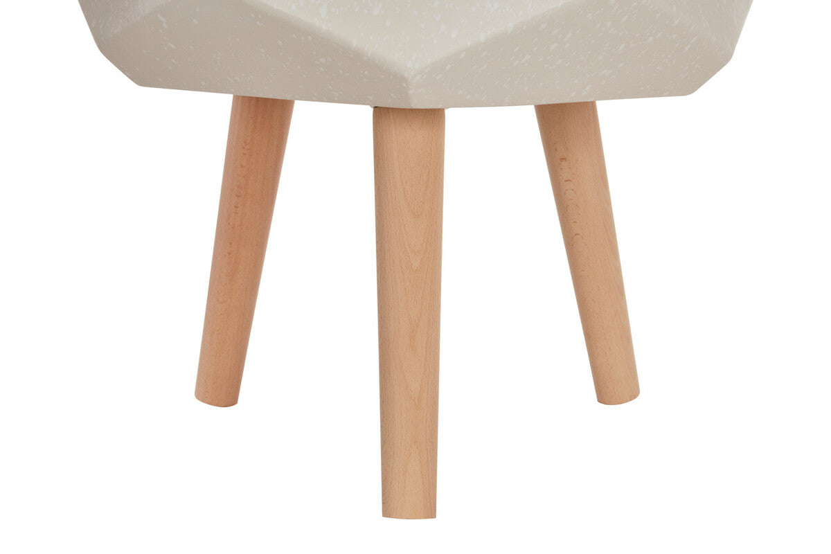 Darnell White Multifaceted Planter
