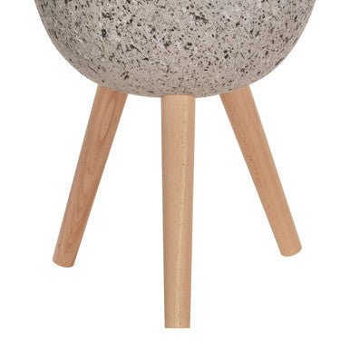 Darnell Medium Grey Speckled Planter