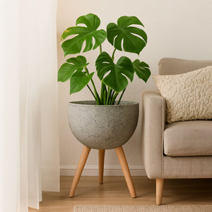 Large Grey Speckled Planter | Darnell