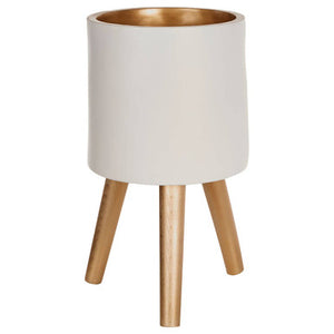 Darnell Small White Planter