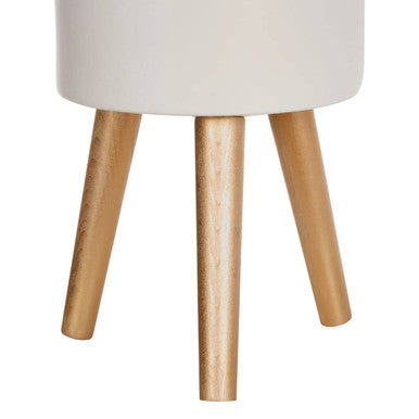 Darnell Small White Planter