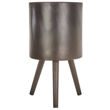 Darnell Large Black Finish Planter