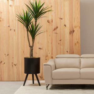 Darnell Large Black Finish Planter