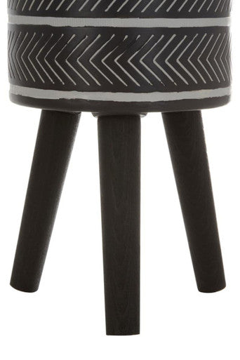 Darnell Small Chevron Planter