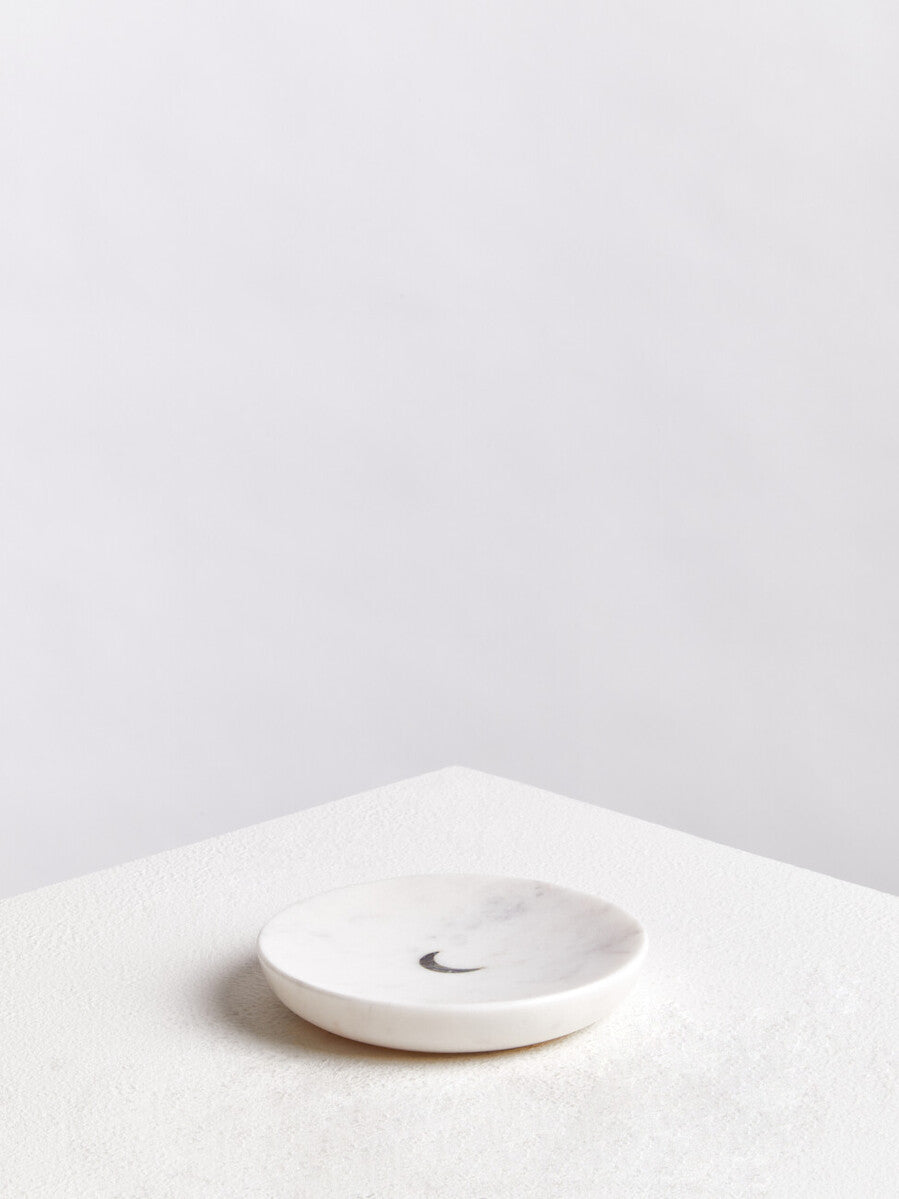 Marella White Marble Trinket Dish