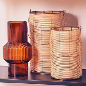 Malacca Medium Hurricane Candle Holder