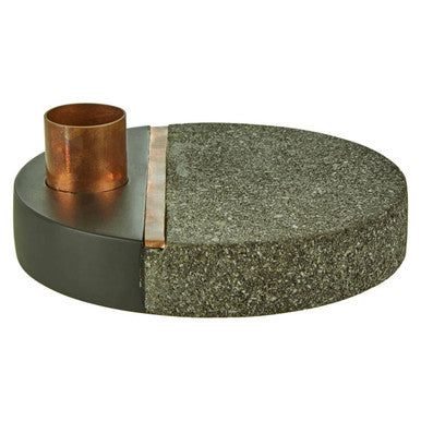 Pedra Lava Stone Candle Holder