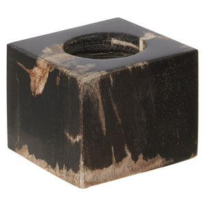 Relic Dark Petrified Wood Tealight Holder
