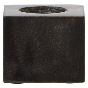 Dark Petrified Wood Tealight Holder | Relic