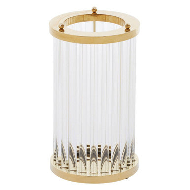 Franklin Large Gold Finish Candle Holder