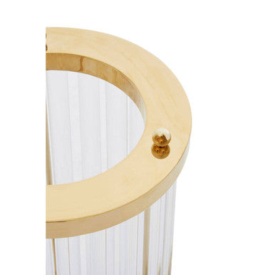 Franklin Large Gold Finish Candle Holder