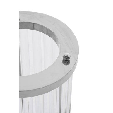 Franklin Large Silver Finish Candle Holder