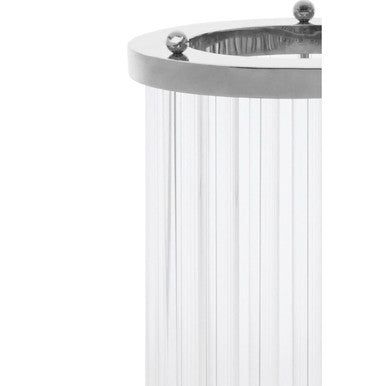 Franklin Large Silver Finish Candle Holder