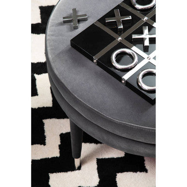 Flos Black And Silver Tic Tac Toe Game - Image 3