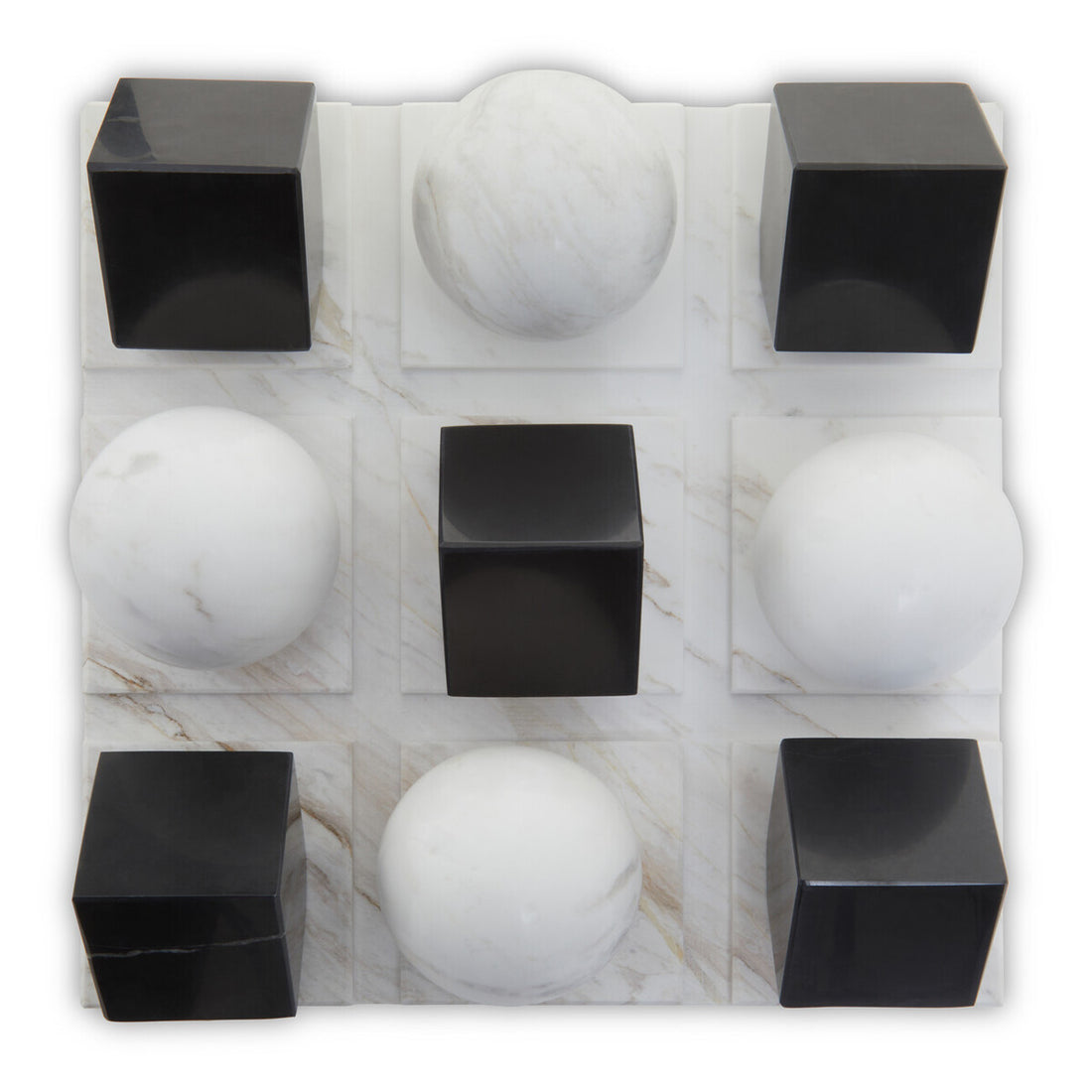 Flos Black And White Tic Tac Toe Game - Image 1