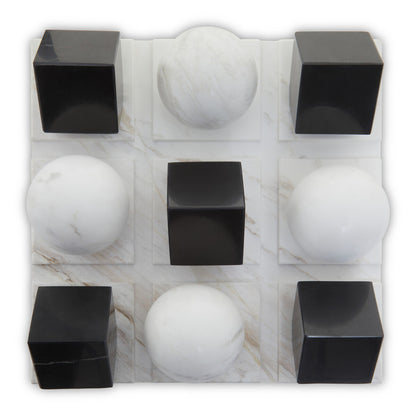Flos Black And White Tic Tac Toe Game - Image 1