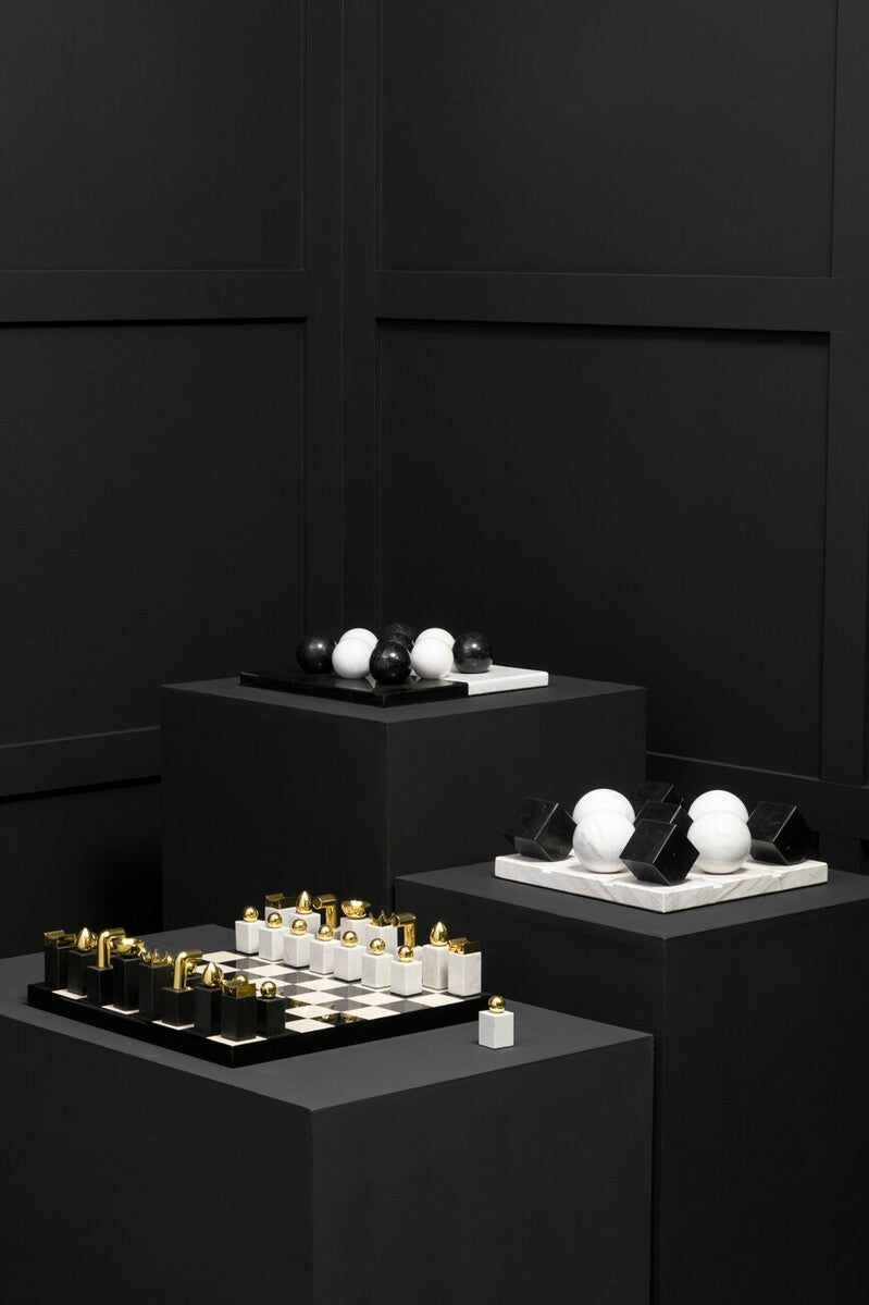 Flos Black And White Tic Tac Toe Game - Image 5