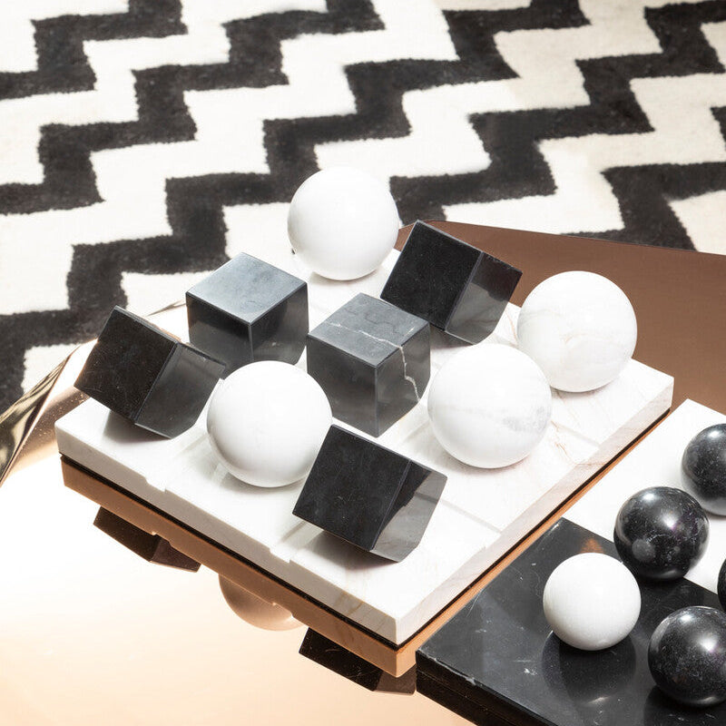 Flos Black And White Tic Tac Toe Game - Image 2