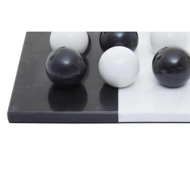 Flos Black And White Tic Tac Toe Marble Game - Image 9