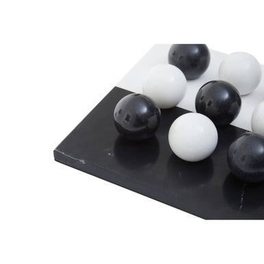 Flos Black And White Tic Tac Toe Marble Game - Image 10