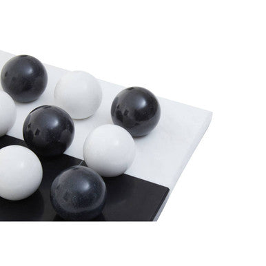 Flos Black And White Tic Tac Toe Marble Game - Image 11