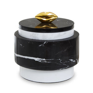 Flos Black Marble Storage Jar