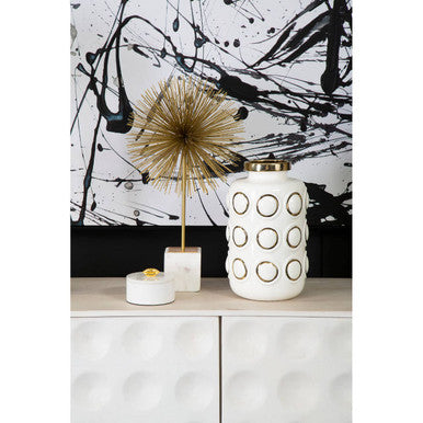Flos White Marble Storage Jar - Image 3