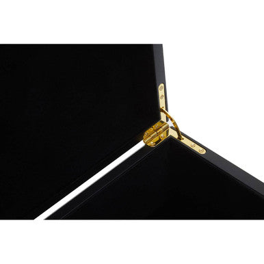 Frida Black Finish Large Trinket Box