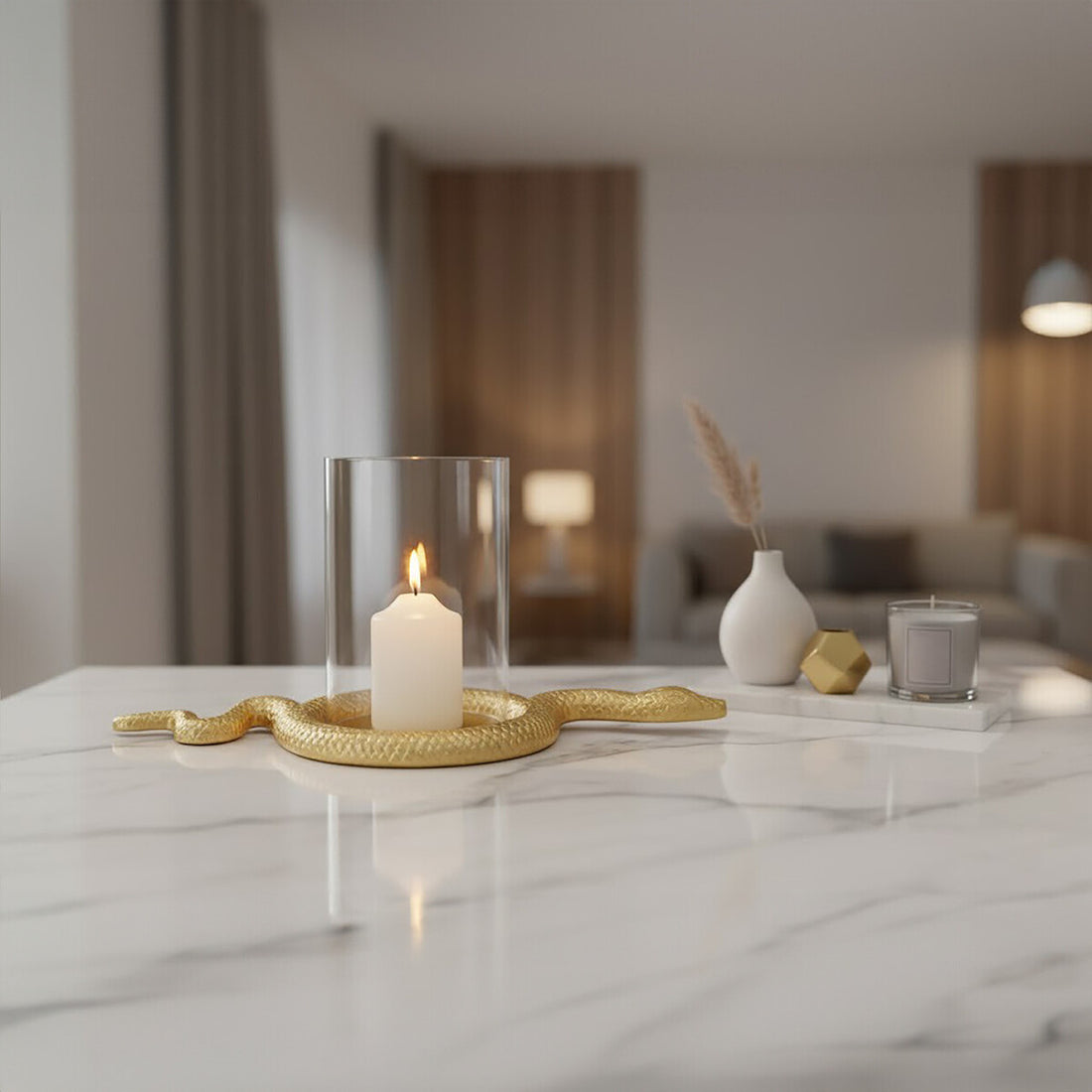 Serpent Candle Holder